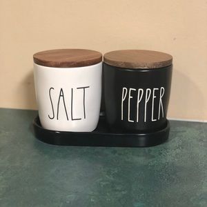 Rae Dunn S&P and Sugar Canister + 2 SURPRISES